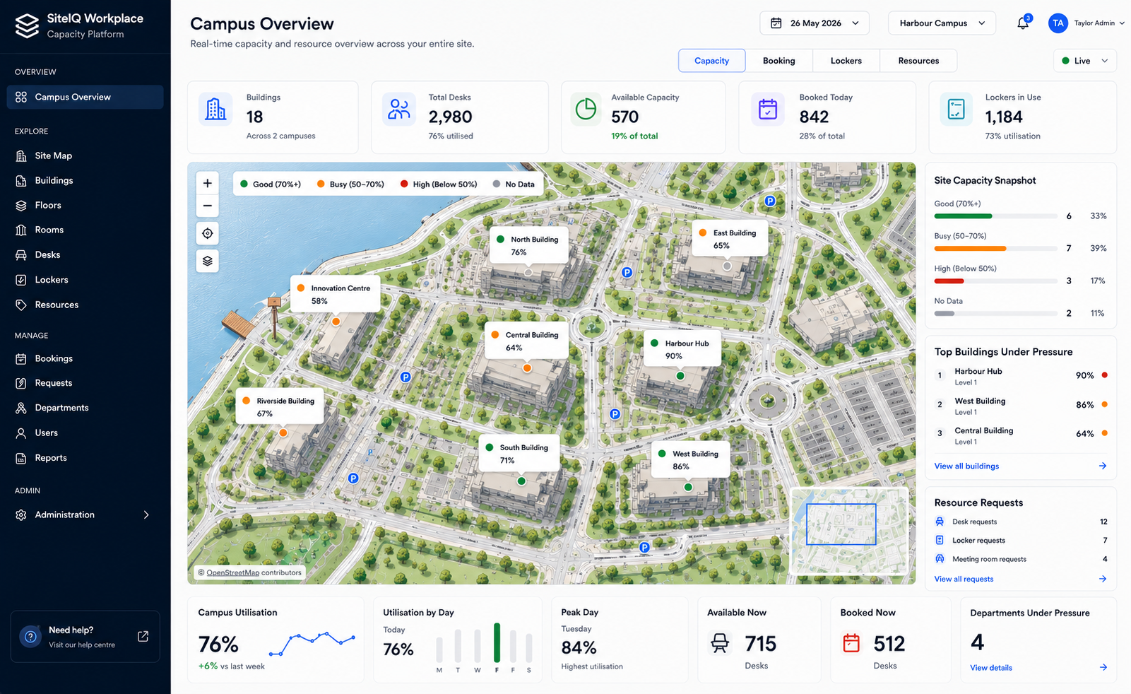 SiteIQ Workplace Campus Overview